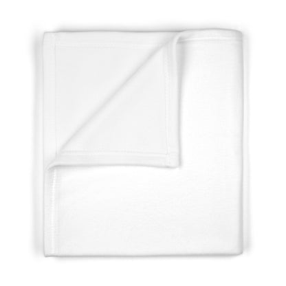 Soft Fleece Baby Blanket (White)