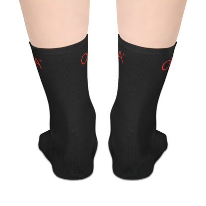 Mid-length Socks (Black)