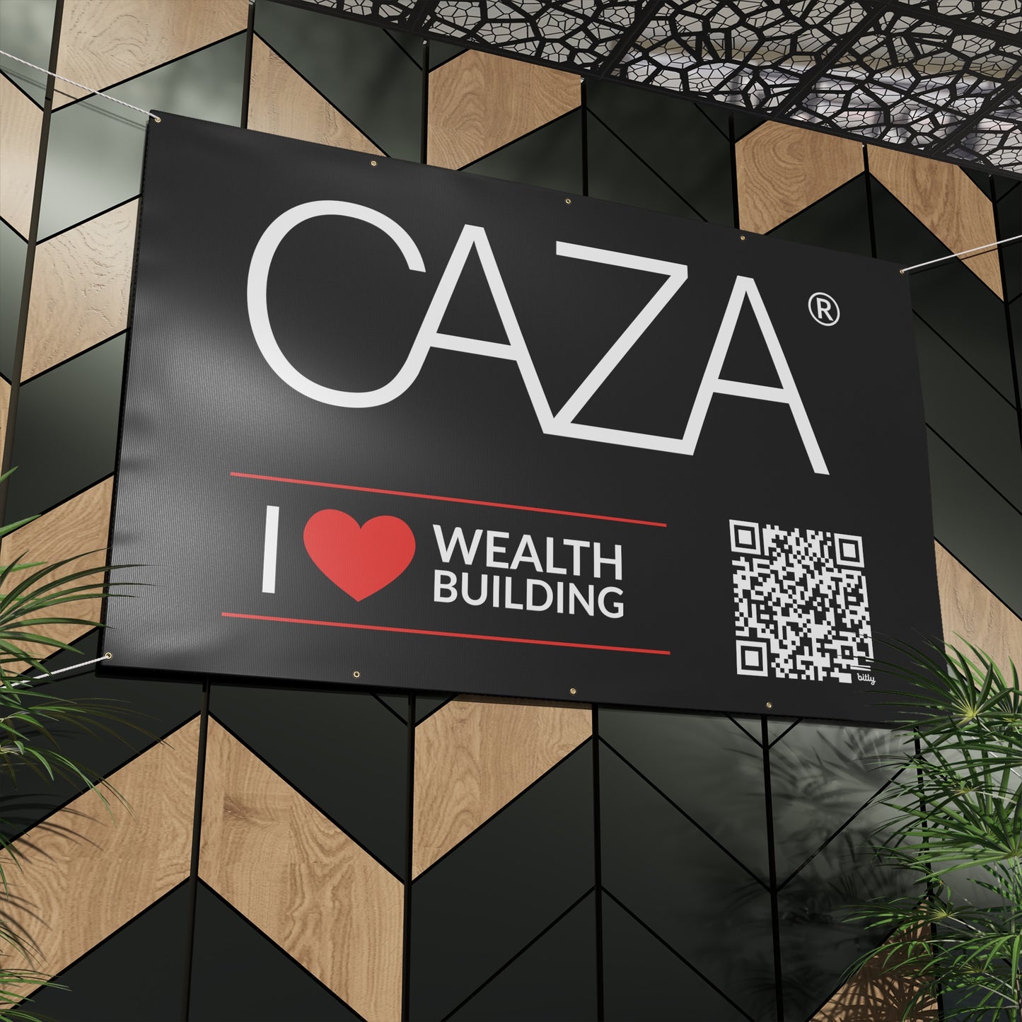Join CAZA® | Matte Banner (Black)