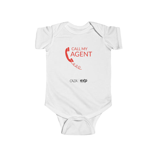 Call My Agent | Short Sleeve Onesie