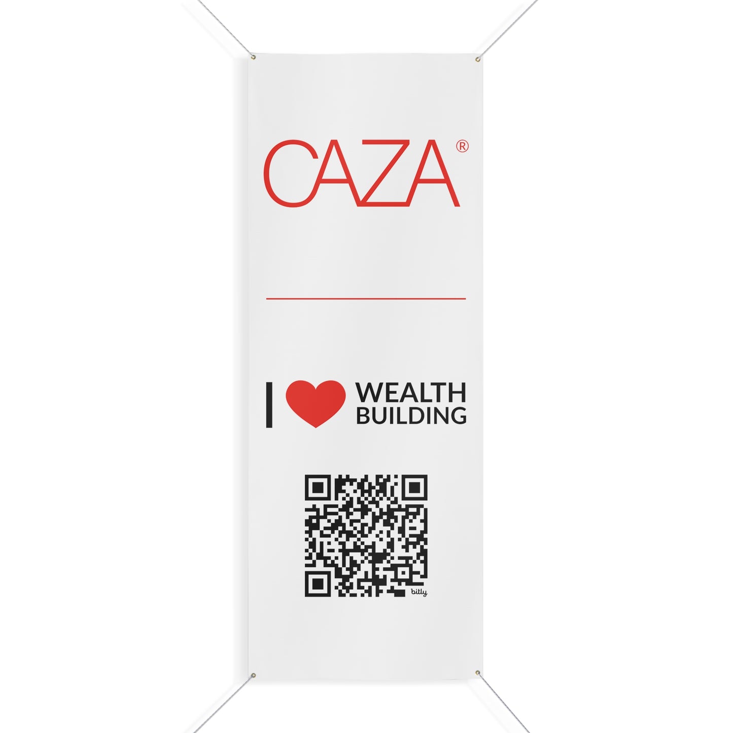 Join CAZA® | Matte Banner (White)