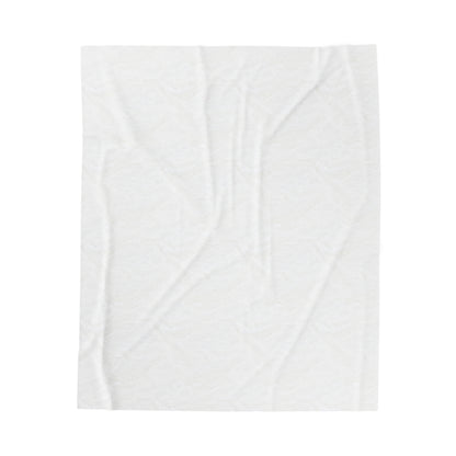 Velveteen Plush Blanket (Black with White Logo)