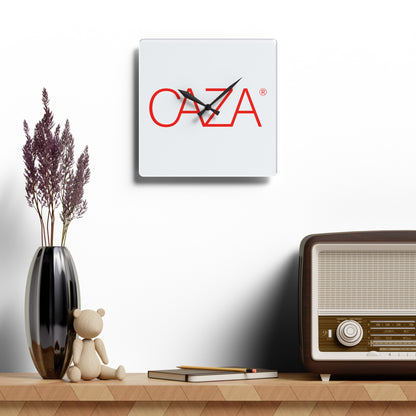 Acrylic Wall Clock (White)
