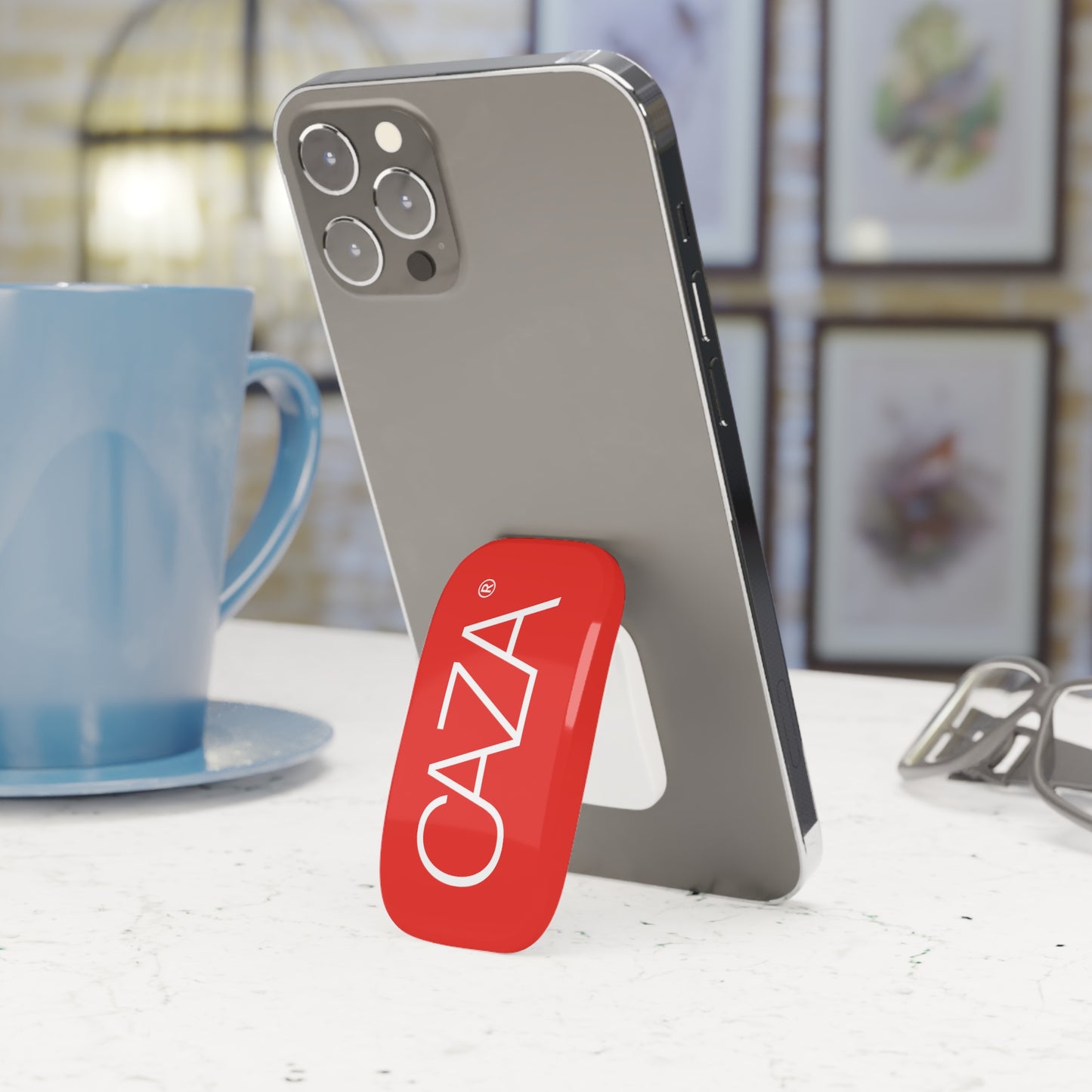 Phone Click-On Grip (Red)