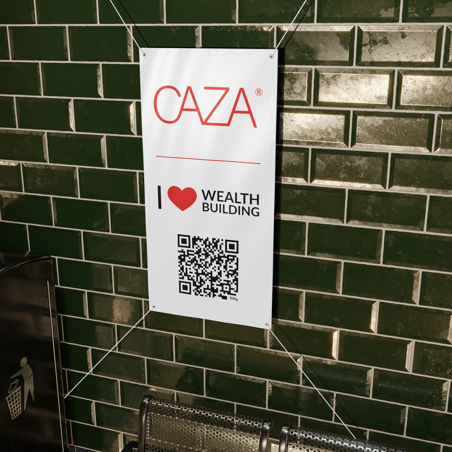 Join CAZA® | Matte Banner (White)