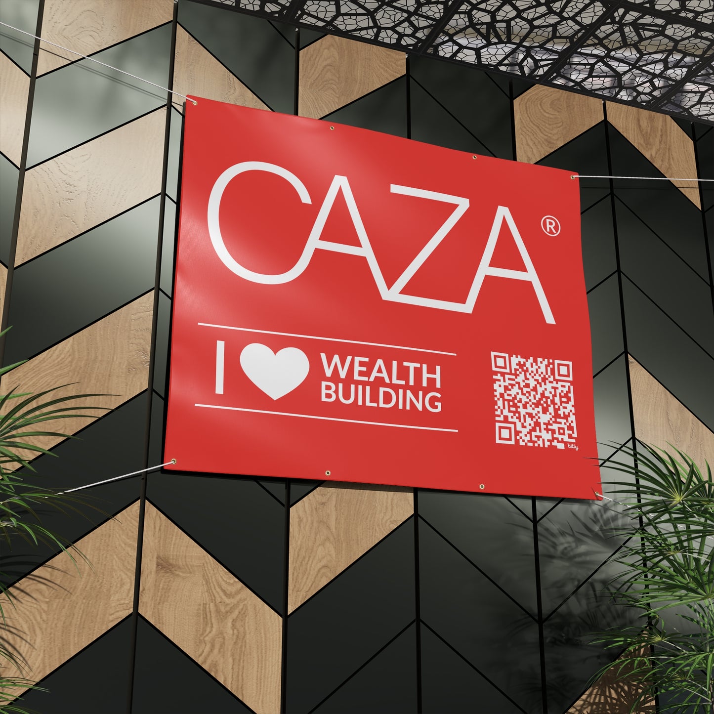 Join CAZA® | Matte Banner (Red)