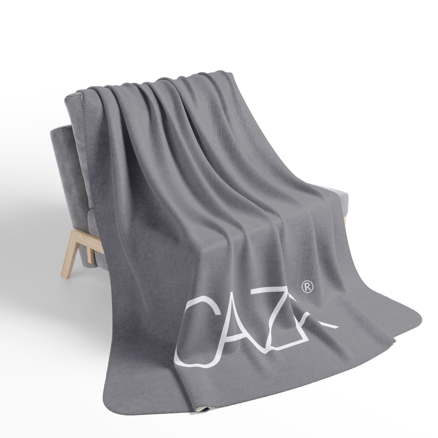 Fleece Sherpa Blanket (Grey)