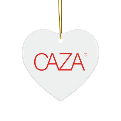 CAZA® Ceramic Ornament (White)