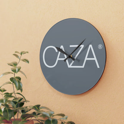 Acrylic Wall Clock (Grey)