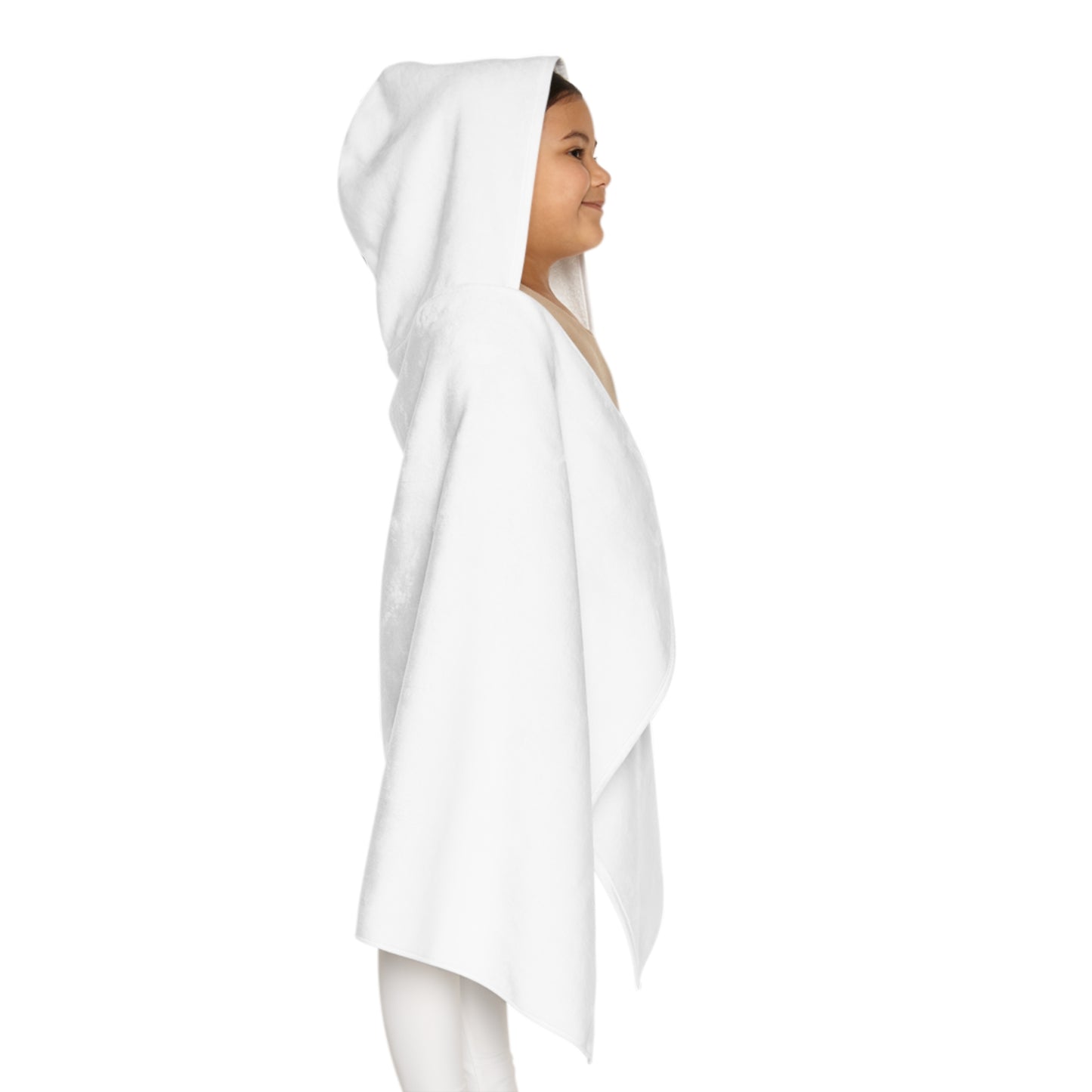 Youth Hooded Towel (White)