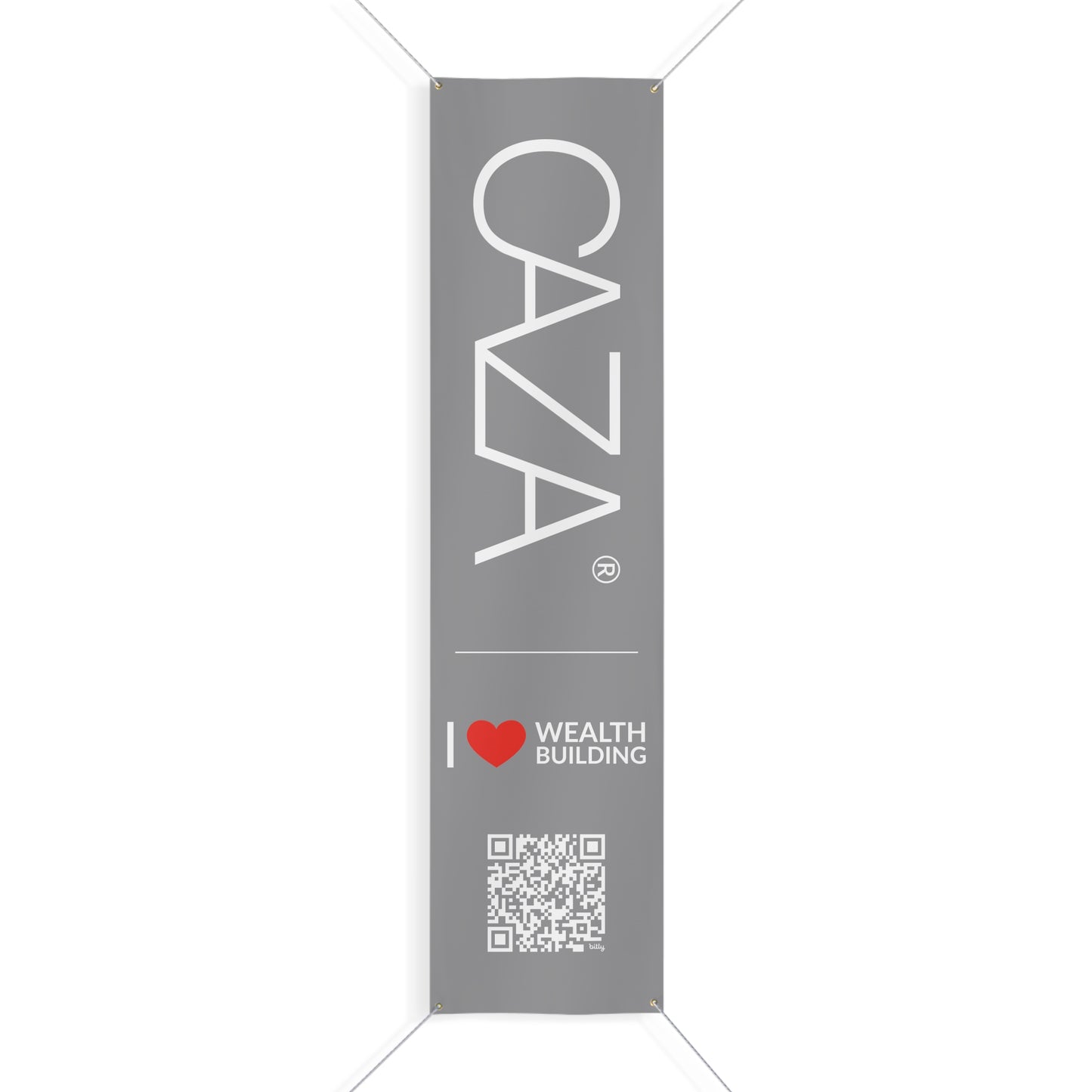 Join CAZA® | Matte Banner (Grey)