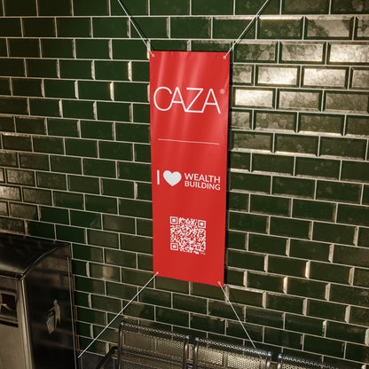 Join CAZA® | Matte Banner (Red)