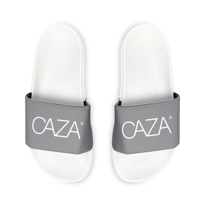 Women's PU Slide Sandals (Grey)