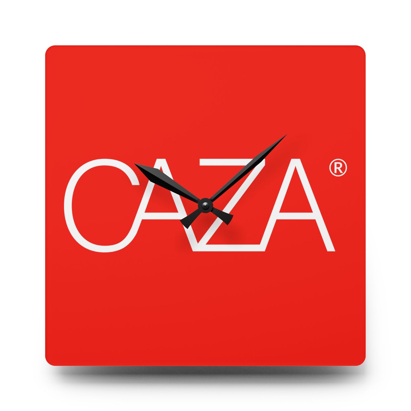 Acrylic Wall Clock (Red)