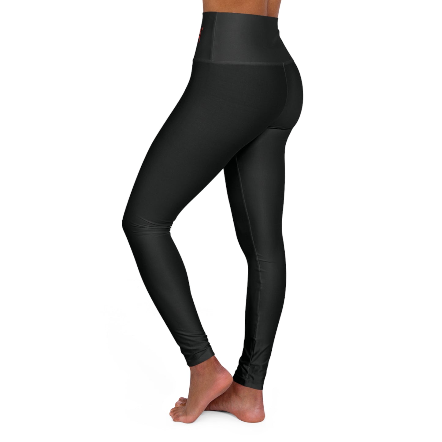 High Waisted Yoga Leggings (Option 1 - Black)