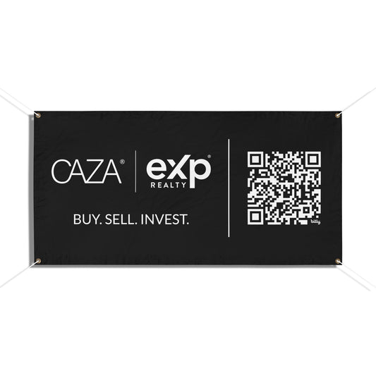 Buy. Sell. Invest. | Vinyl Banners (Black)