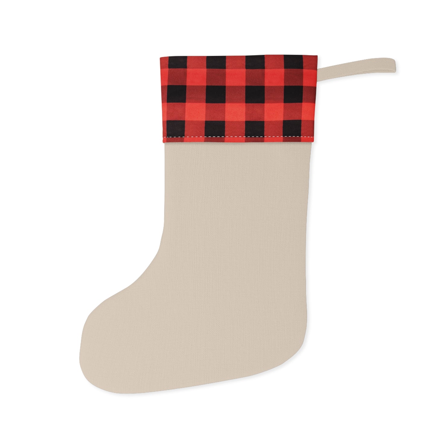 Plaid Christmas Stocking