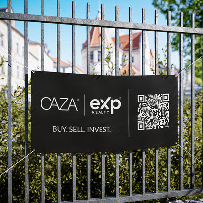 Buy. Sell. Invest. | Vinyl Banners (Black)