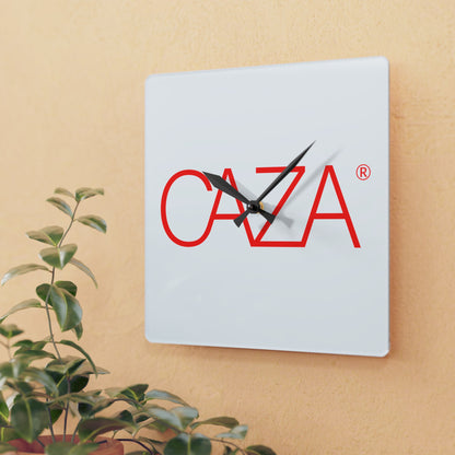 Acrylic Wall Clock (White)
