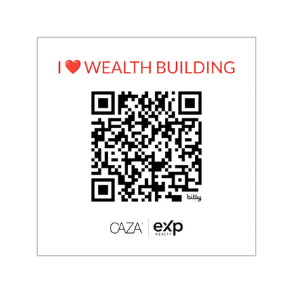 Join CAZA® | Square Vinyl Stickers