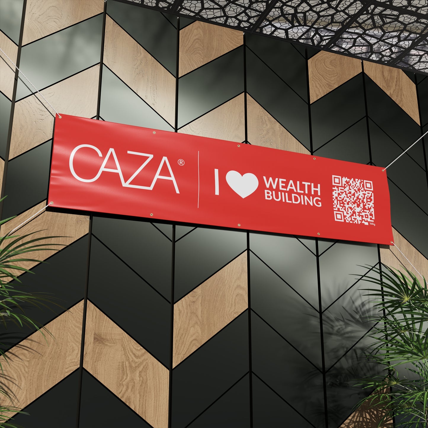 Join CAZA® | Matte Banner (Red)