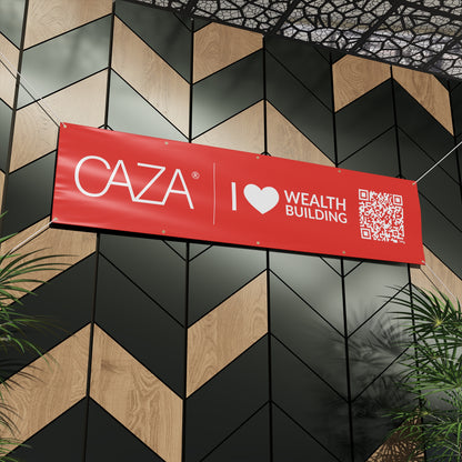 Join CAZA® | Matte Banner (Red)