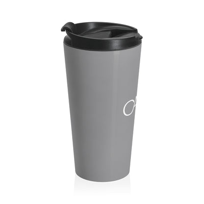 Stainless Steel Travel Mug (Grey)