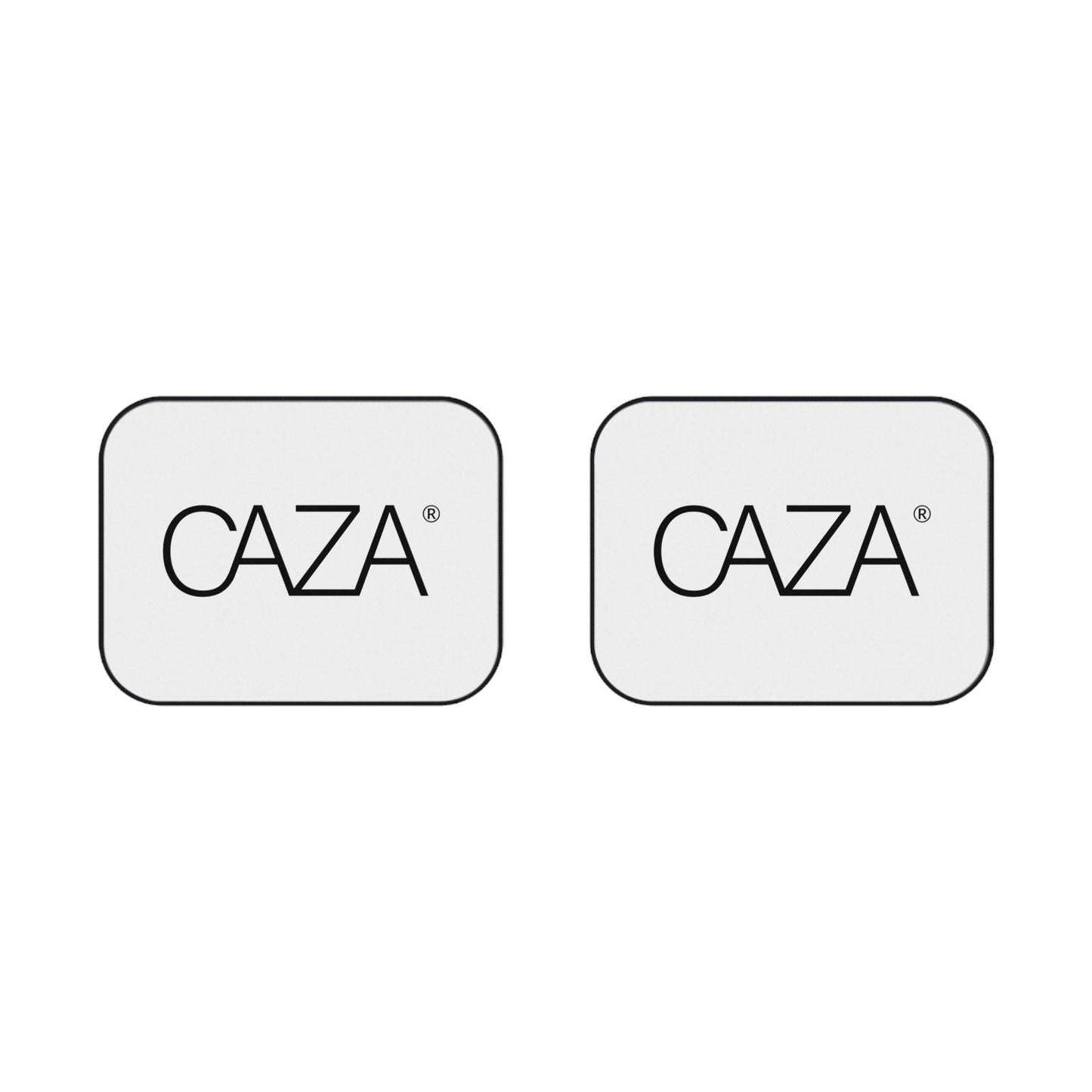 Rear Car Mats x2 (White)