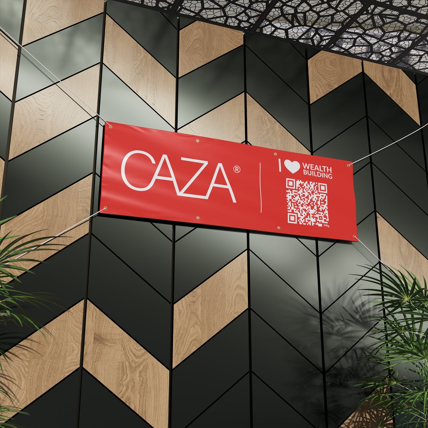 Join CAZA® | Matte Banner (Red)