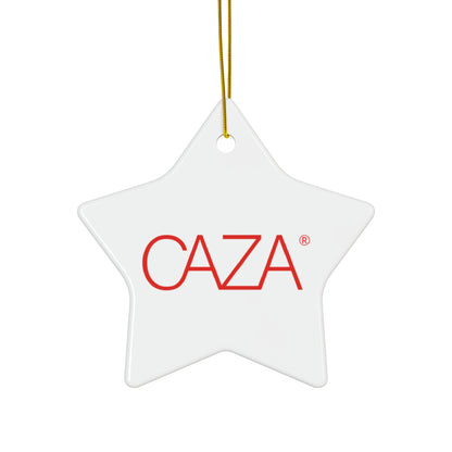 CAZA® Ceramic Ornament (White)