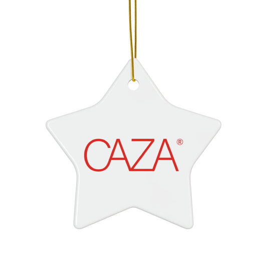 CAZA® Ceramic Ornament (White)