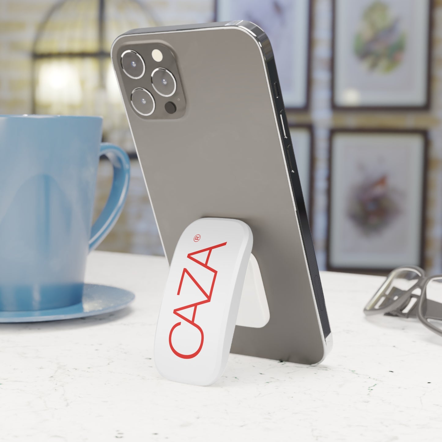 Phone Click-On Grip (White)