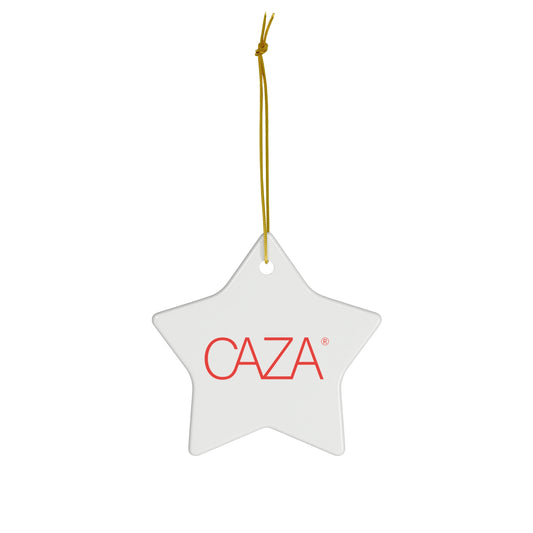 CAZA® Ceramic Ornament (White)