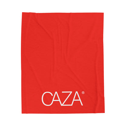 Velveteen Plush Blanket (Red)