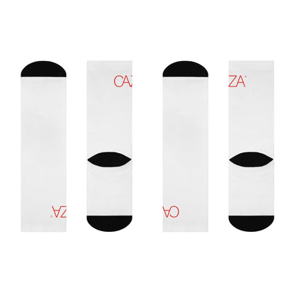 Cushioned Crew Socks (White)