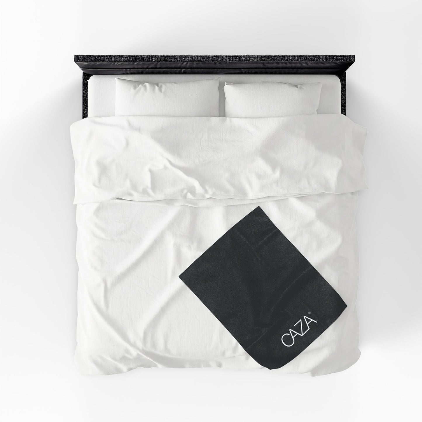 Velveteen Plush Blanket (Black)
