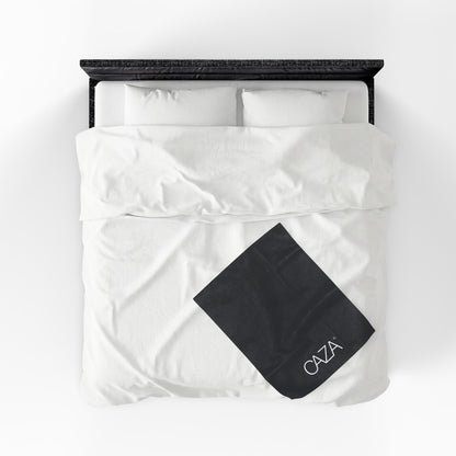 Velveteen Plush Blanket (Black)