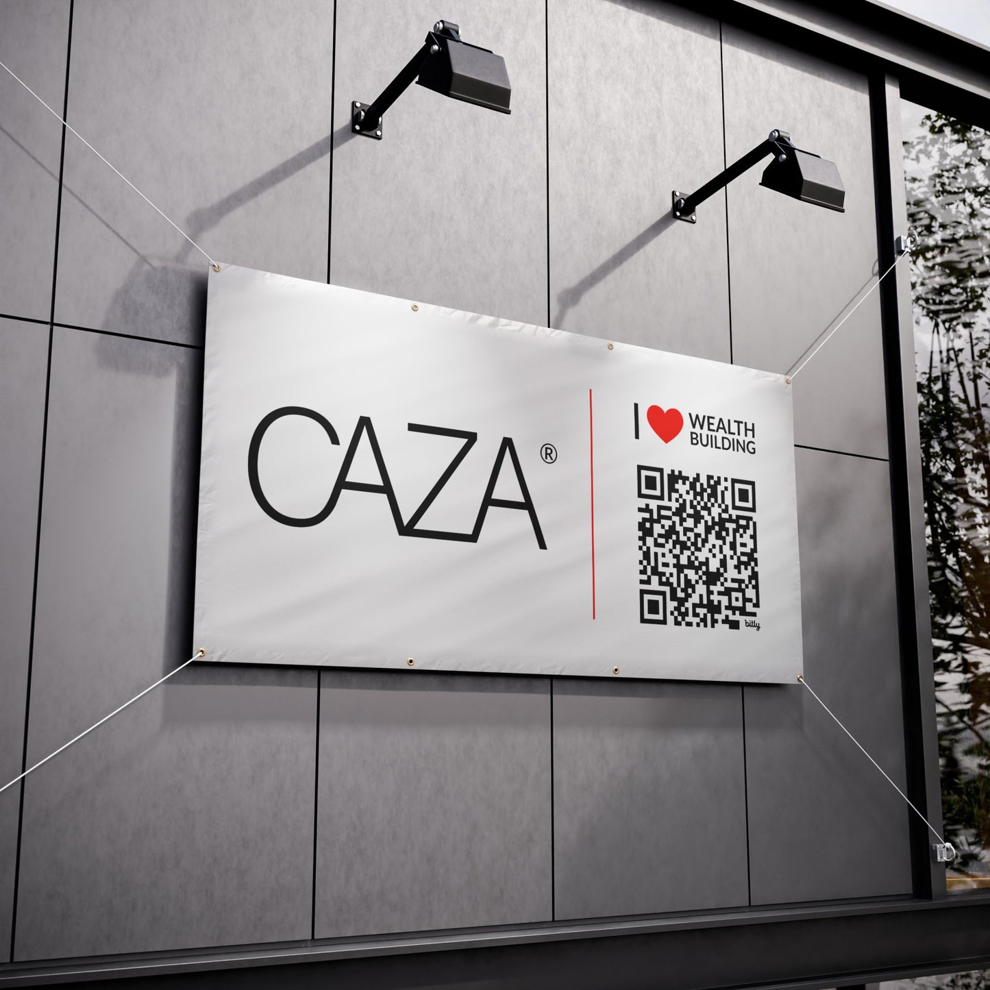 Join CAZA® | Vinyl Banners (White)