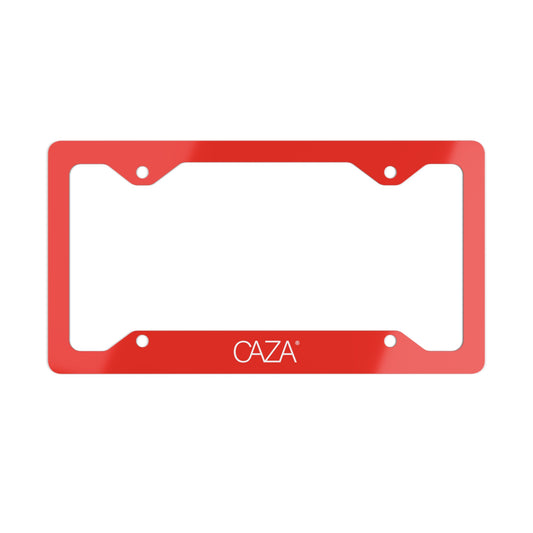 Metal License Plate Frame (Red)