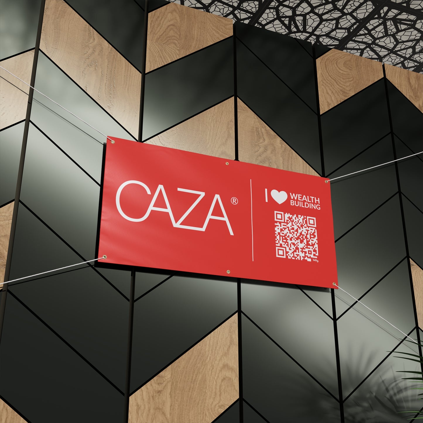 Join CAZA® | Matte Banner (Red)