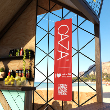 Join CAZA® | Matte Banner (Red)