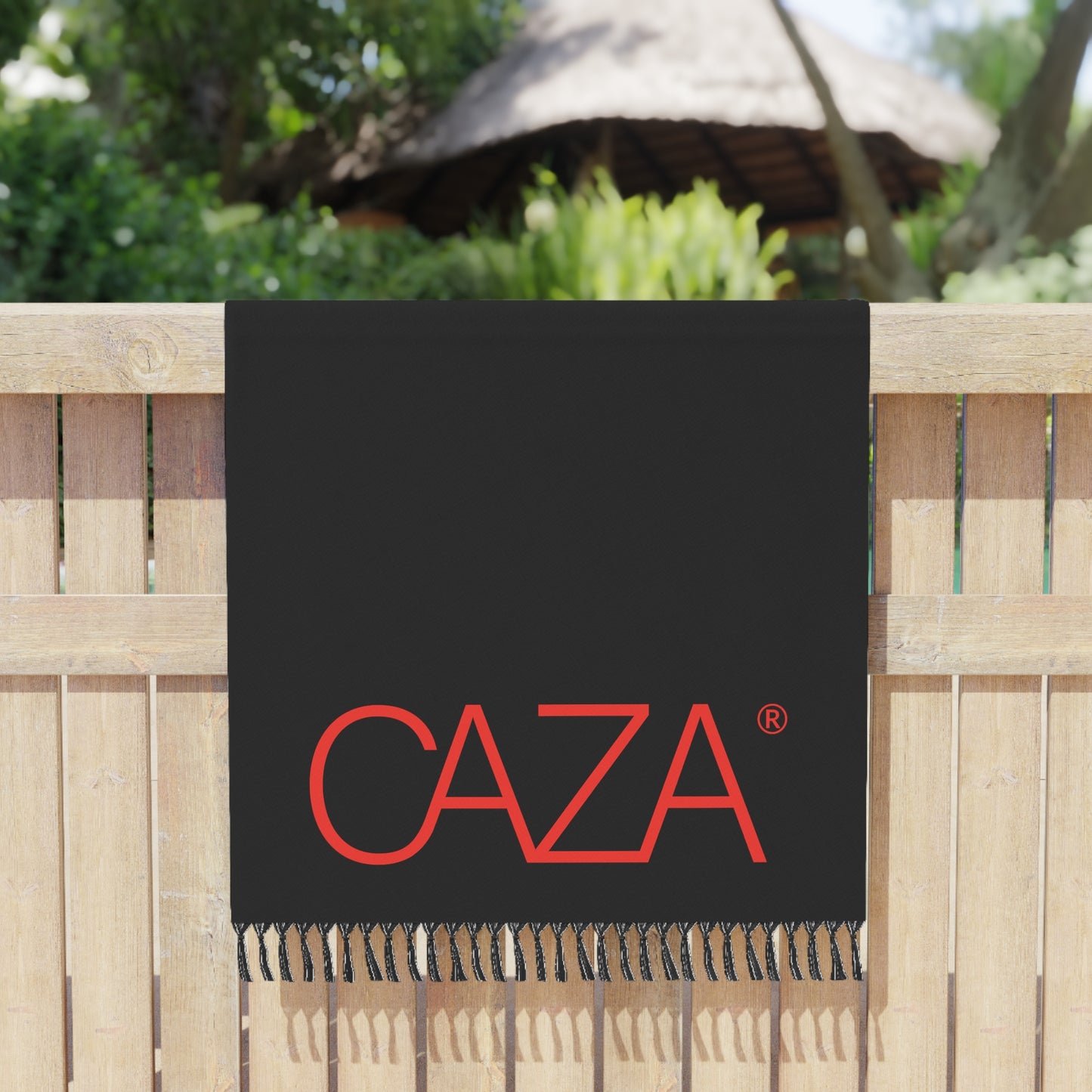Boho Beach Cloth (Black with Red Logo)