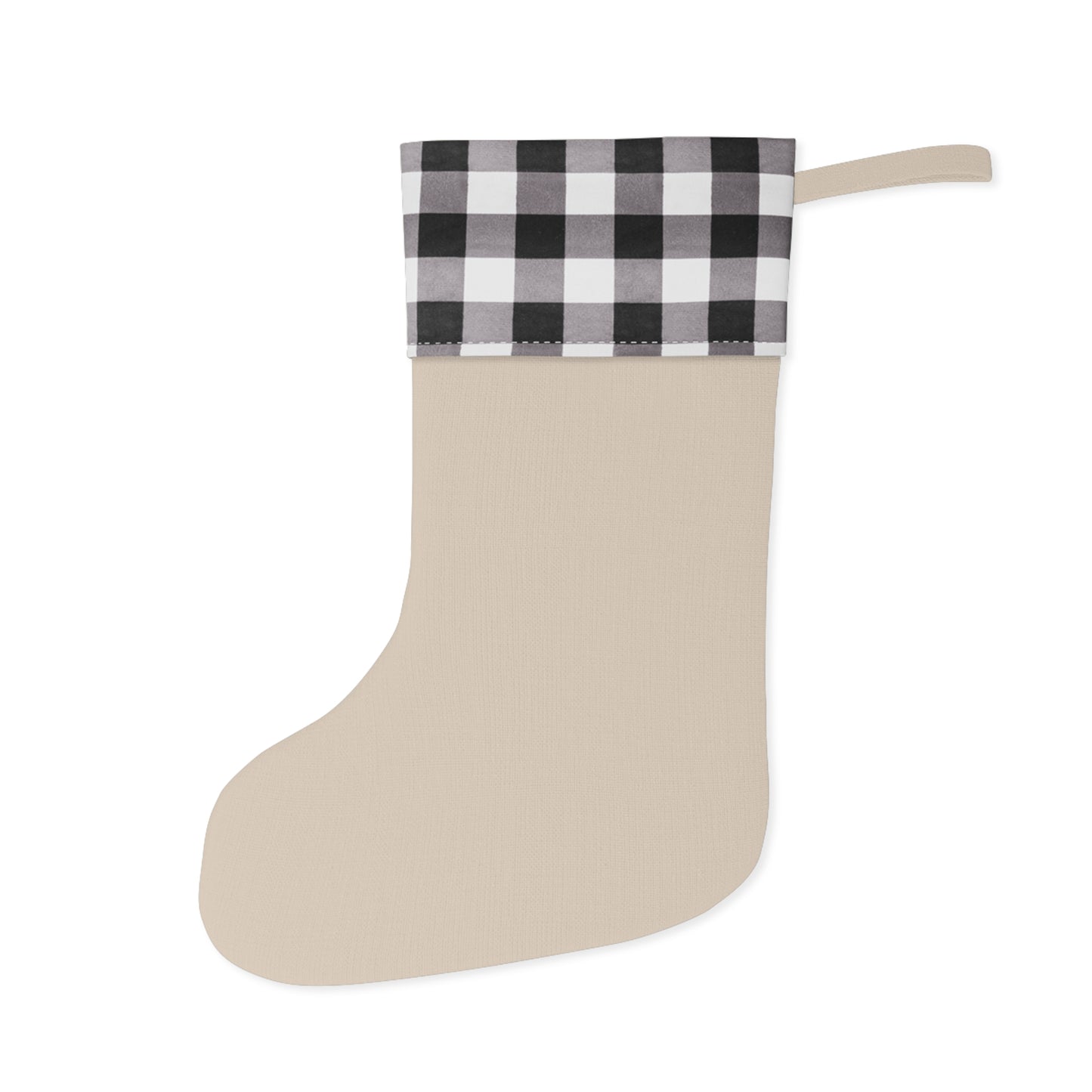 Plaid Christmas Stocking