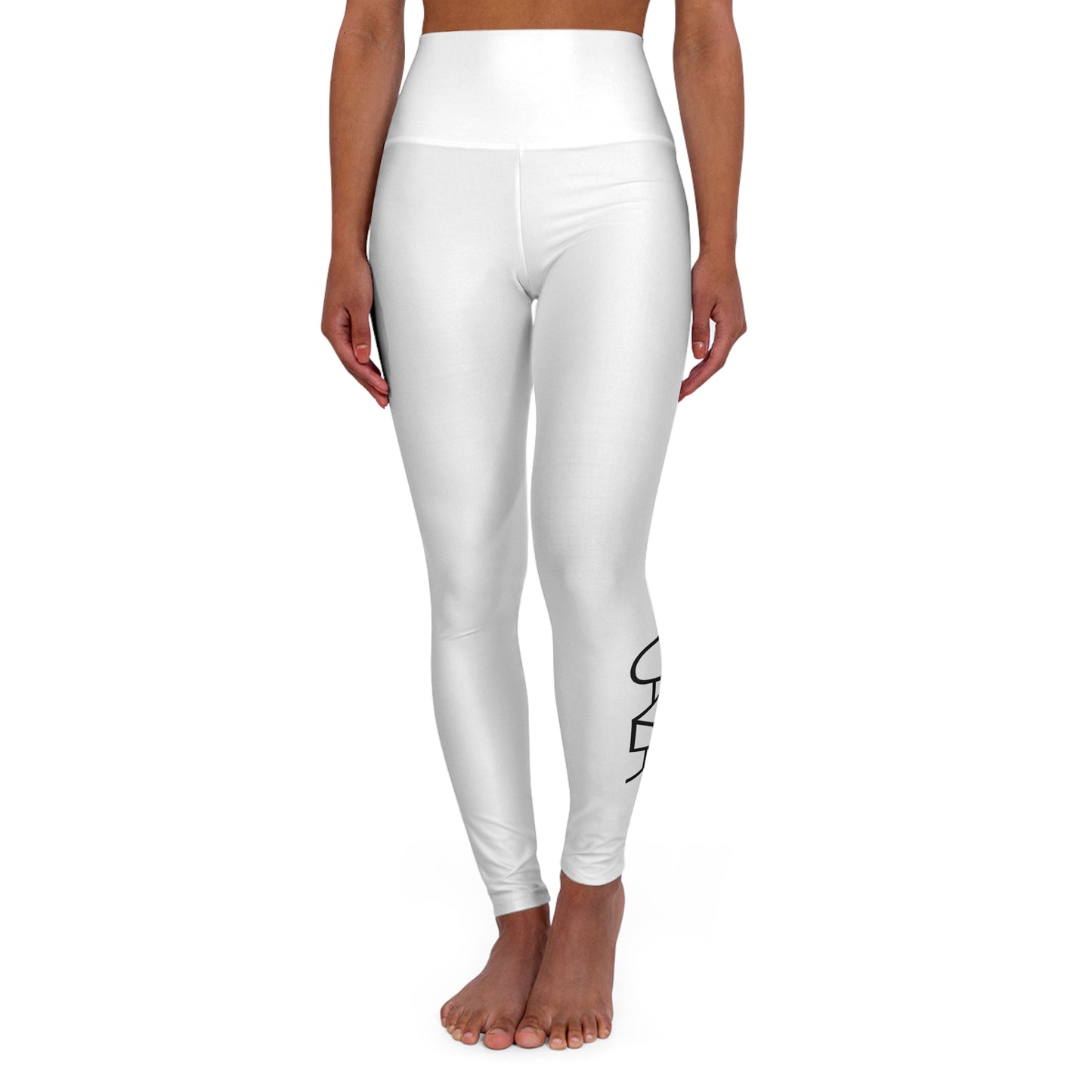 White High Waisted Leggings