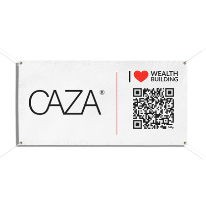 Join CAZA® | Vinyl Banners (White)