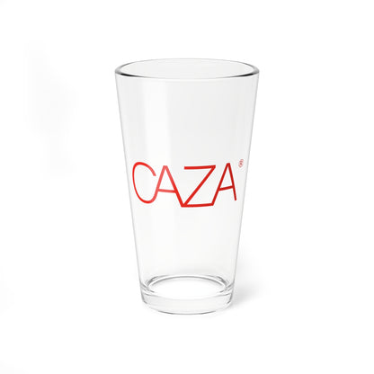Mixing Glass, 16oz | Red CAZA® Logo