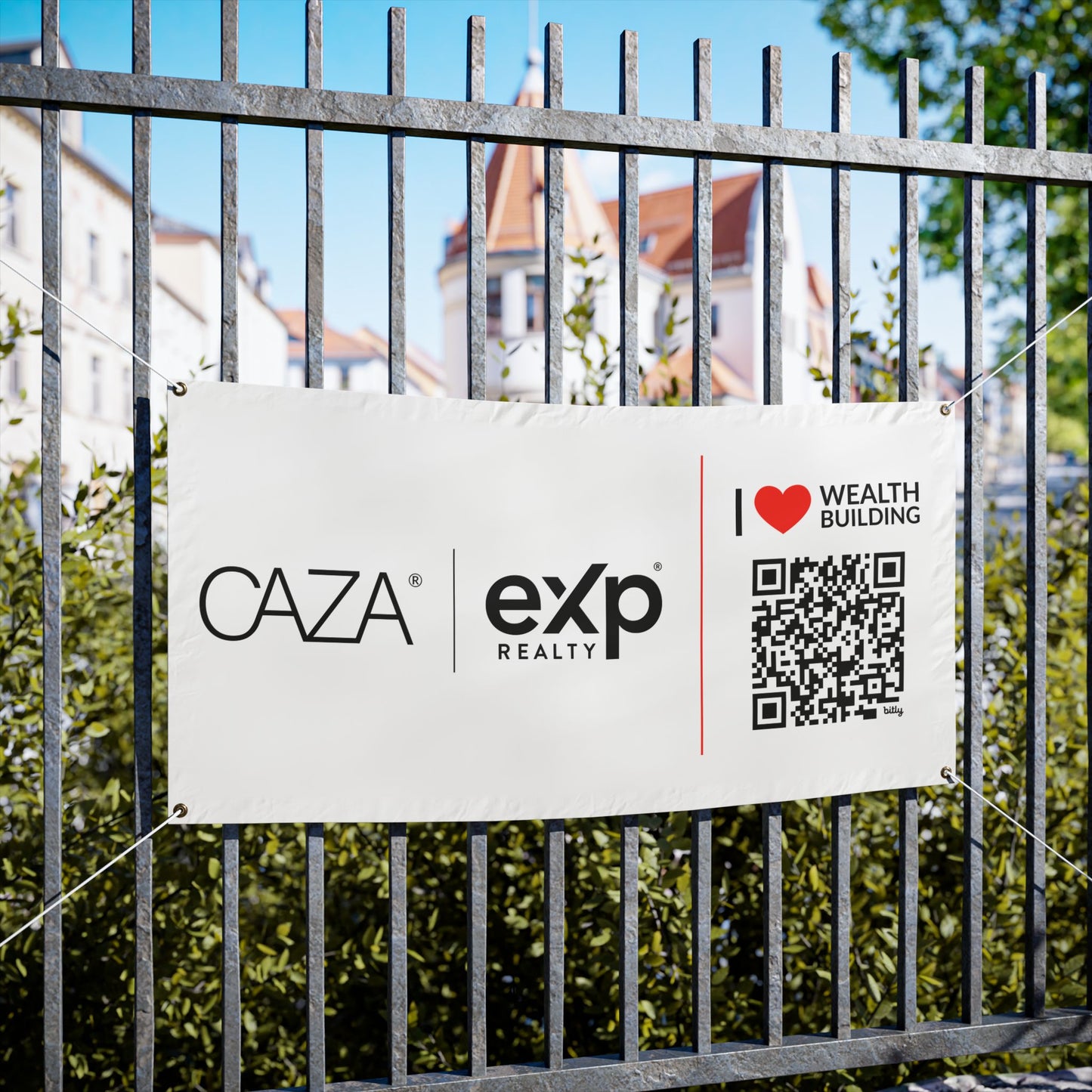 Join CAZA® | Vinyl Banners (White)