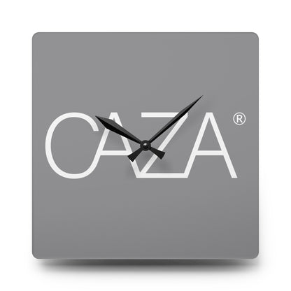 Acrylic Wall Clock (Grey)