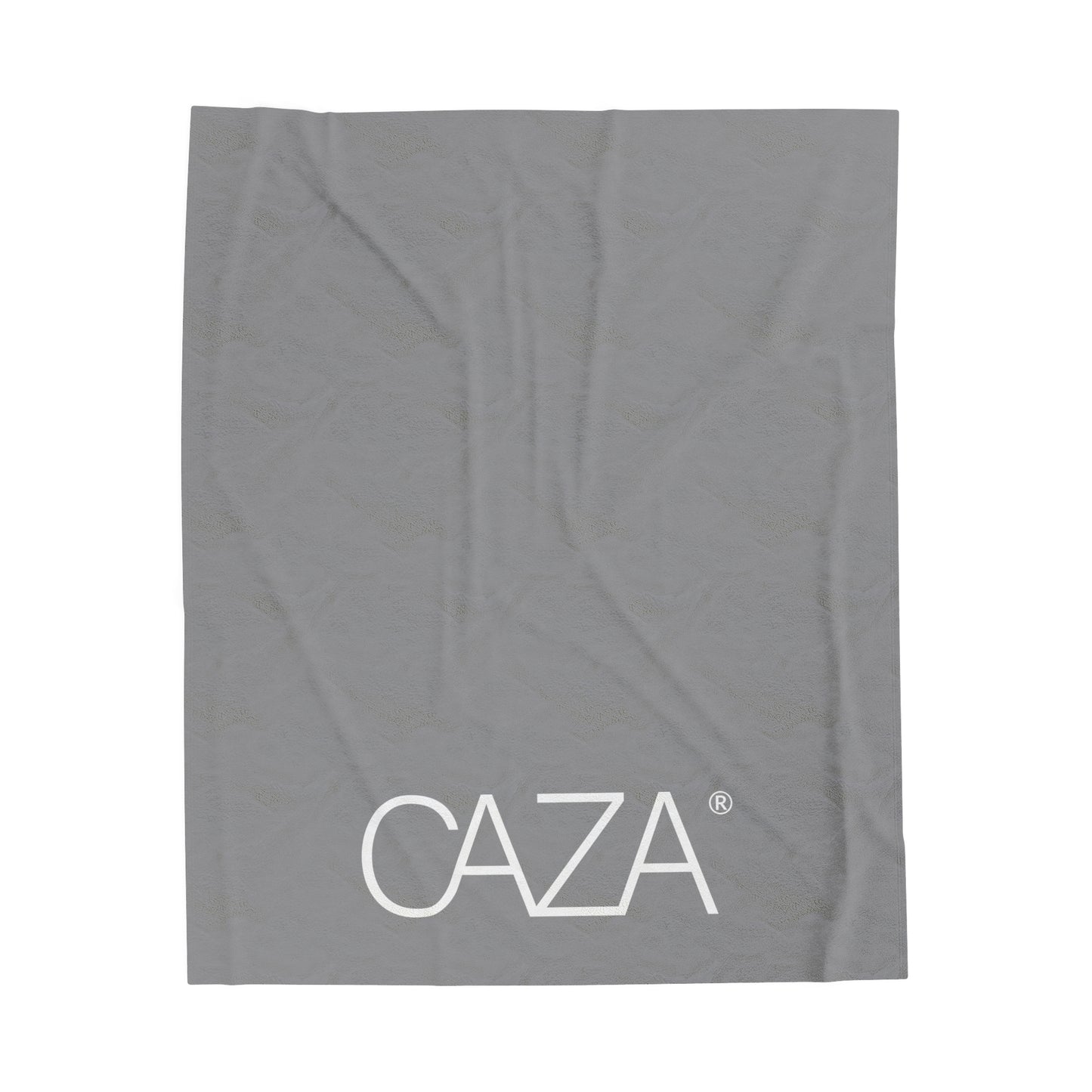 Velveteen Plush Blanket (Grey)