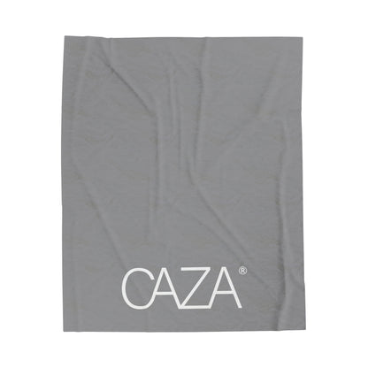Velveteen Plush Blanket (Grey)